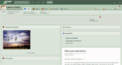 Desktop Screenshot of lame-n-charm.deviantart.com
