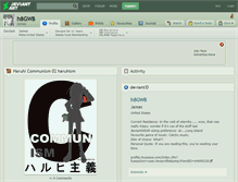 Tablet Screenshot of h8gwb.deviantart.com