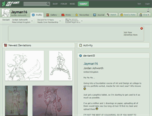 Tablet Screenshot of jayman16.deviantart.com