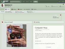 Tablet Screenshot of batistick13.deviantart.com