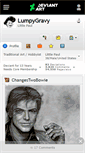 Mobile Screenshot of lumpygravy.deviantart.com