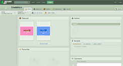 Desktop Screenshot of createinc.deviantart.com