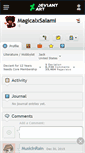 Mobile Screenshot of magicalxsalami.deviantart.com