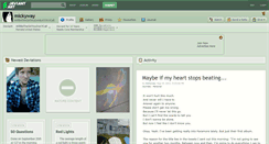 Desktop Screenshot of mickyway.deviantart.com