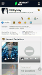 Mobile Screenshot of mickyway.deviantart.com