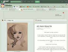 Tablet Screenshot of fifthalice.deviantart.com