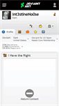 Mobile Screenshot of int3stineno0se.deviantart.com