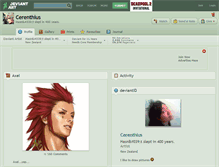 Tablet Screenshot of cerenthius.deviantart.com