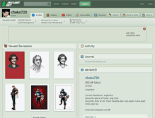 Tablet Screenshot of choko720.deviantart.com
