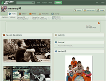 Tablet Screenshot of macareny98.deviantart.com