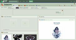 Desktop Screenshot of desdaemona.deviantart.com