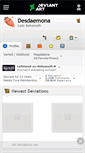 Mobile Screenshot of desdaemona.deviantart.com