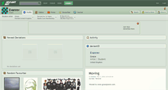 Desktop Screenshot of evanrev.deviantart.com