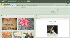 Desktop Screenshot of delia-flower.deviantart.com