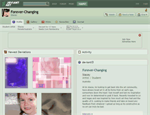 Tablet Screenshot of forever-changing.deviantart.com