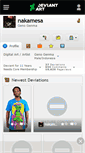 Mobile Screenshot of nakamesa.deviantart.com