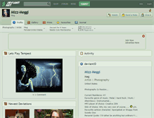 Tablet Screenshot of mizz-meggi.deviantart.com