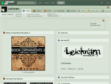 Tablet Screenshot of leichnam.deviantart.com