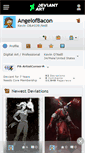 Mobile Screenshot of angelofbacon.deviantart.com