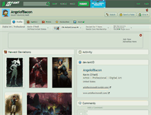 Tablet Screenshot of angelofbacon.deviantart.com