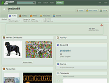 Tablet Screenshot of beatbox88.deviantart.com
