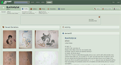 Desktop Screenshot of blackallycat.deviantart.com