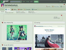 Tablet Screenshot of eternalsailorpisces.deviantart.com