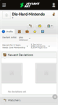 Mobile Screenshot of die-hard-nintendo.deviantart.com