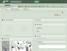 Tablet Screenshot of fierfox.deviantart.com