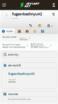Mobile Screenshot of fugasvbashnyu42.deviantart.com
