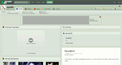 Desktop Screenshot of joyssin.deviantart.com