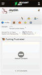 Mobile Screenshot of joyssin.deviantart.com