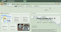 Desktop Screenshot of cordria.deviantart.com