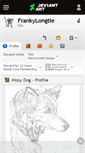 Mobile Screenshot of frankylongtie.deviantart.com