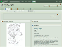 Tablet Screenshot of frankylongtie.deviantart.com