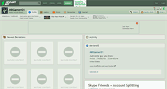 Desktop Screenshot of mrgamer01.deviantart.com