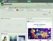 Tablet Screenshot of myrisenshadow.deviantart.com