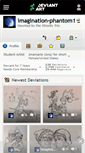 Mobile Screenshot of imagination-phantom1.deviantart.com