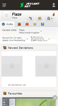 Mobile Screenshot of flaze.deviantart.com