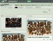 Tablet Screenshot of granamir.deviantart.com