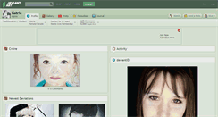Desktop Screenshot of katrie.deviantart.com