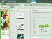 Tablet Screenshot of ai-animation-studios.deviantart.com