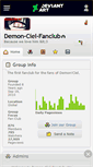 Mobile Screenshot of demon-ciel-fanclub.deviantart.com