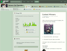 Tablet Screenshot of demon-ciel-fanclub.deviantart.com