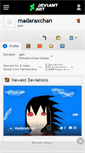 Mobile Screenshot of madaraxchan.deviantart.com
