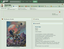 Tablet Screenshot of duck-star.deviantart.com