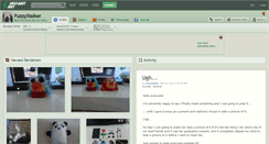 Desktop Screenshot of fuzzystalker.deviantart.com