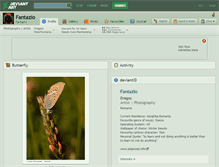 Tablet Screenshot of fantazio.deviantart.com