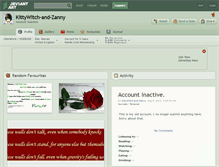 Tablet Screenshot of kittywitch-and-zanny.deviantart.com