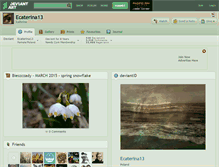 Tablet Screenshot of ecaterina13.deviantart.com